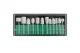 160 Pcs Nail Drill Bit Set (Diamond, Stone, Felt) for Manicure, Pedicure & Podiatry