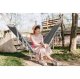 Gardlov Garden Hammock with Wooden Spreader Bars, 200x100 cm, Grey