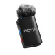 BOYA BOYAMIC 2-02 belaidžių mikrofonų sistema 2.4 GHz USB-C, juoda