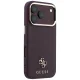 Dėklas Guess iPhone 18 Pro Max / 17 Pro Max Saffiano Small 4G MagSafe, bordo