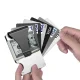 Tech-Protect Thorn plona kortelių piniginė su RFID apsauga, sidabrinė