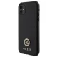 Guess 4G Strass Metal Logo dėklas iPhone 11 / XR, juodas