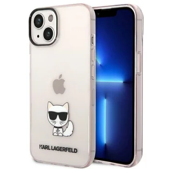 Karl Lagerfeld Choupette Body Case for iPhone 14 Plus / 15 Plus 6.7" - Pink