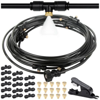 Automatinė laistymo sistema / Vandens užuolaida DIVODV, 10 m, juoda
