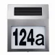Maclean MCE172 LED saulės lempa su namo numeriu