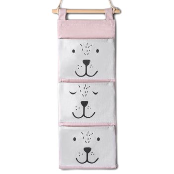 Nukido Hanging Toy Organizer, Pink