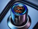Automobilinis įkroviklis 2x USB QC 3.0, 12-24V, juodas