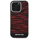 Mercedes dėklas iPhone 16 Pro telefonui AMG Silicone Graphics MagSafe, juodas