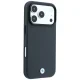 BMW Sign Kevlar Metal Logo MagSafe dėklas iPhone 18 Pro Max / 17 Pro Max, tamsiai pilkas
