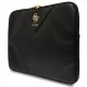 Nešiojamojo kompiuterio dėklas 14\" Guess ZIP Leather Triangle, juodas