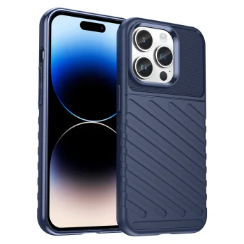 Thunder Case dėklas iPhone 14 Pro Max, mėlynas
