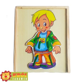Bakalu Wooden Dress-Up Puzzle Boy