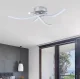 Modernus LED lubinis šviestuvas ZD77A, chromo