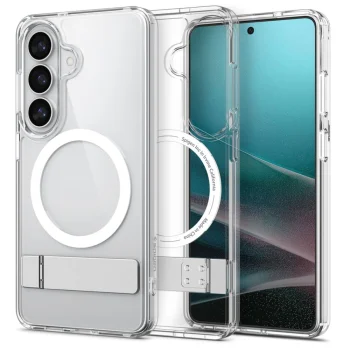 Spigen Ultra Hybrid S Mag MagSafe Case for Samsung Galaxy S26+ - Clear / White