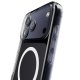 Puro iPhone 17 Pro Max dėklas Impact Clear D3O MagSafe, skaidrus