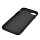 Juodas matinis silikoninis dėklas „Samsung Galaxy S23 FE (SM-S711B/DS)“