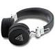 Guess GUBH70PGTSPSK belaidės ant ausų dedamos ausinės su Bluetooth 5.3 ir ENC, juodos