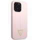 Guess Silicone Triangle dėklas iPhone 13 Pro Max, violetinis