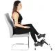 Trizand 2in1 Folding Mini Exercise Bike for Arms and Legs, Black/Grey