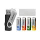 USB atmintinė Intenso Office Line 5x 64 GB USB 3.2 Gen 1 pakuotė, 5 vnt., įvairių spalvų
