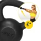 Ketinė gira 4FIZJO 12 kg, juoda