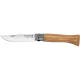 Opinel No. 06 lenktinis peilis iš alyvmedžio, 7 cm