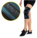 4Fizjo 903 Elastic Knee Brace, XL, Black/Blue