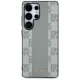 Dėklas DKNY Leather Checkered Pattern MagSafe skirtas Samsung Galaxy S25 Ultra, pilkas