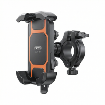 XO C201 Bicycle/Motorcycle Smartphone Holder, Black/Orange