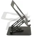 Adjustable 360° Laptop Stand, Metal, Black