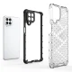 Dėklas Samsung Galaxy M53 5G Honeycomb su lanksčiu rėmeliu, juodas
