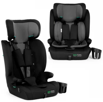 Ecotoys automobilinė kėdutė vaikams 76-150 cm su puodelio laikikliu