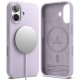 Ringke iPhone 17 dėklas Silicone Magnetic MagSafe, violetinis