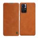Nillkin Qin Wallet Case for Xiaomi Redmi Note 11T 5G / Poco M4 Pro 5G, Brown