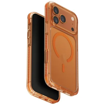 Uniq Combat Magclick dėklas, skirtas iPhone 17 Pro Max, oranžinis
