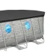 Karkasinis baseinas Bestway Power Steel su langais, 549x274x122 cm