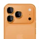 3mk Lens Protection Pro kameros stiklas iPhone 17 Pro / Pro Max, oranžinis