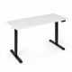 ModernHome elektrinis reguliuojamo aukščio stalas 120x60 cm baltas