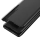 Atverčiamasis dėklas Eco Leather View Case su stovu iPhone 16e / 17e, juodas