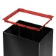 Šiukšliadėžė Hailo Big-Box Swing XL, 52 L, juoda