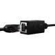 Baseus AirJoy RJ-45 interneto kabelio jungtis, juoda