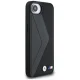 BMW Oversized Stripes MagSafe dėklas telefonui iPhone 16e, juodas