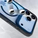 3Mk iPhone 17 Pro Max dėklas Satin Armor MagCase, skaidri juoda
