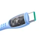 Joyroom S-A59 Vibrant Series USB-A į USB-C laidas 3A 1.2m, mėlynas
