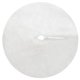 Ruhhy Christmas Tree Skirt Mat, 150 cm, White
