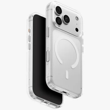 Dėklas Uniq Clario Magclick telefonui iPhone 18 Pro / 17 Pro, skaidrus