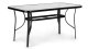 Multigarden grūdinto stiklo sodo stalas 160x90 cm, juodas