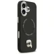 Karl Lagerfeld Karl Pin MagSafe dėklas, skirtas iPhone 17, juodas