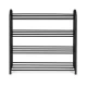 Metalinis batų dėklas ModernHome, 4 lentynos, 12 porų, juodas