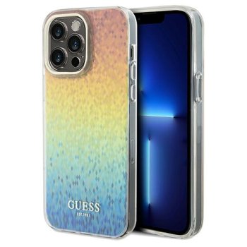 Guess dėklas iPhone 13 Pro Max telefonui IML Faceted Mirror Disco Iridescent